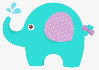 Baby Shower Elephant Infant Clip Art - Baby Elephant Blue Png, Transparent Png, Free Download