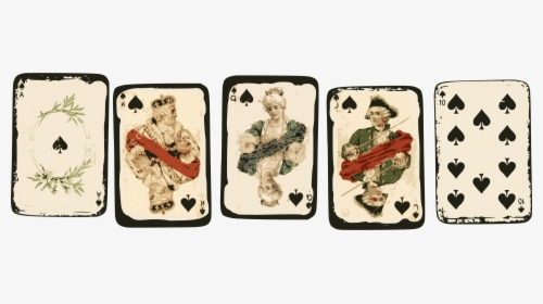 Poker Cards Clip Arts - Vintage Royal Playing Cards, HD Png Download, Free Download
