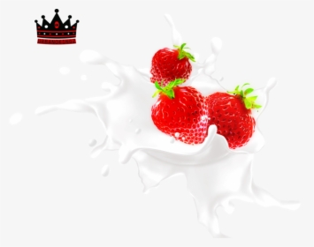 Strawberries And Cream Png, Transparent Png, Free Download