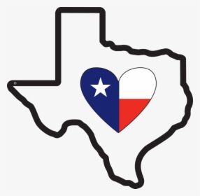 Best Arizona Sticker Decal Clip Art - Texas State With Heart, HD Png Download, Free Download
