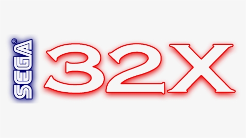 Sega Logo Transparent - Sega 32x Logo Vector, HD Png Download, Free Download