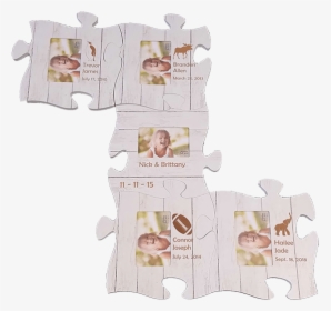 Family Set Of Puzzle Piece Picture Frames - Elephant, HD Png Download, Free Download