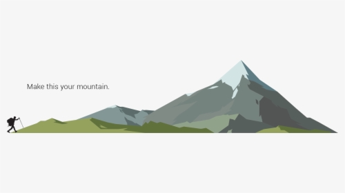 Transparent Mountain Range Png - Gradual Mountain, Png Download, Free Download