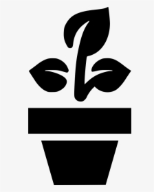Potted Plant - Transparent Plant Hand Icon, HD Png Download, Free Download