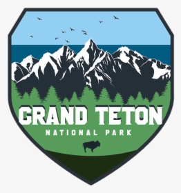 Grand Teton National Park Sticker - Grand Teton National Park Logo, HD Png Download, Free Download
