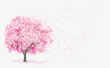 #sakura #pink #deco #japan #flowers #tree #spring #splash - Japanese Cherry Blossom Hd Png, Transparent Png, Free Download