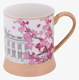 Cherry Blossom Prints On Mug, HD Png Download, Free Download