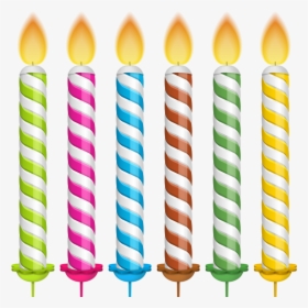 Birthday Cake Candle Clip Art - Transparent Background Birthday Candles, HD Png Download, Free Download
