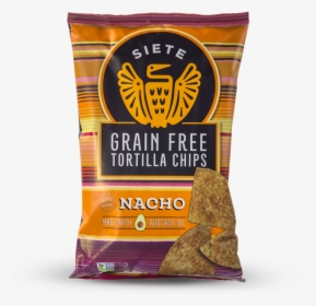 Nacho Grain Free Tortilla Chips - Siete Grain Free Tortilla Chips, HD Png Download, Free Download