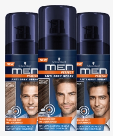 Men Perfect Com Anti Grey Spray Overlay Home - Hairstyling Product, HD Png Download, Free Download