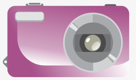 Camera, Flash, Purple, Small, Photography, Digital - Purple Digital Camera Clip Art, HD Png Download, Free Download