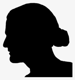 Girl Head Silhouette Png, Transparent Png, Free Download