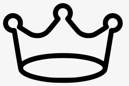 Transparent Crown Outline Clipart - Crown Black And White Icon, HD Png Download, Free Download