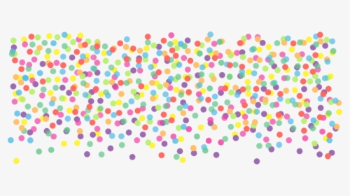 Sprinkles Confetti Clipart Transparent Background Png - Transparent Background Confetti Border, Png Download, Free Download