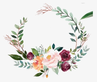 Transparent Background Floral Wreath Png, Png Download, Free Download