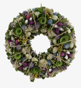 Egg & Floral Wreath With Rope, HD Png Download, Free Download