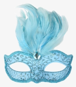 Party Costume Masks Messages Sticker-6 - Blue Masquerade Masks Hd, HD Png Download, Free Download