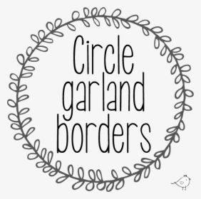 Circle Garland Borders, HD Png Download, Free Download