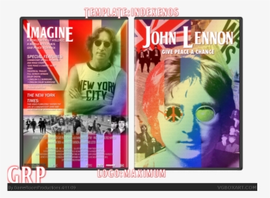 John Lennon Png -give Peace A Chance Box Art Cover - John Lennon New York City, Transparent Png, Free Download