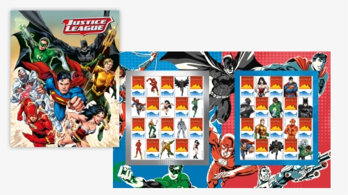 Justice League Stamp Pack - Cartoon, HD Png Download, Free Download
