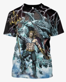 3d Aquaman Full Print T Shirt - Aquaman Stjepan Sejic, HD Png Download, Free Download