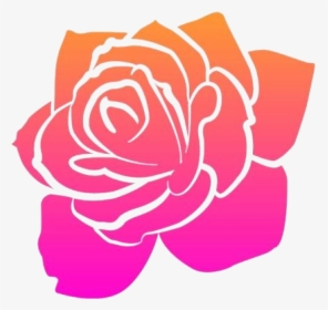 Transparent Rose Outline Clipart, Rose Outline Png - Rose Logo Design Transparent, Png Download, Free Download