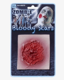 Bloody Zombie Scar - Litteken Maken, HD Png Download, Free Download