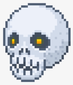 Transparent Blue Skull Png - Coin Pixel Art Gif, Png Download, Free Download