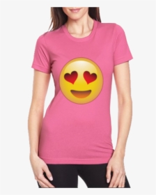 Emoji Heart Eye Smiling Wtees Availability - Pjmasks Birthday T Shirt, HD Png Download, Free Download