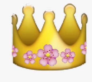 Crown Flowercrown Emoji Flower Flowersfreetoedit - Iphone Crown Emoji Png, Transparent Png, Free Download
