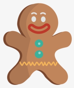 Transparent Gingerbread Man Png - Gingerbread Man Vector Png, Png Download, Free Download