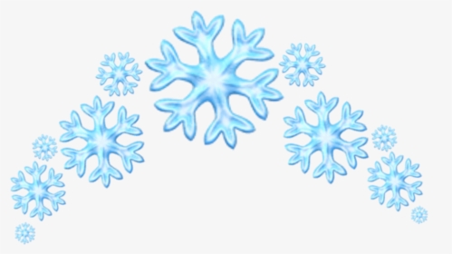Hd Emoji Blue Crown - Transparent Iphone Snowflake Emoji, HD Png Download, Free Download