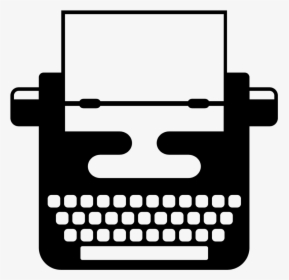 Transparent Typewriter Png - Transparent Background Typewriter Icon, Png Download, Free Download
