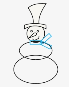 Snowman Arms Png - Line Art, Transparent Png, Free Download