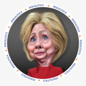 Hillary Clinton Caricature Drawing, HD Png Download, Free Download