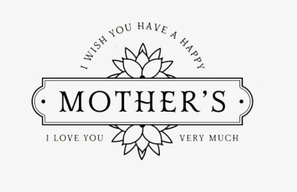 Mothers Day Png - Line Art, Transparent Png, Free Download