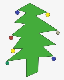 Sweet Christmas Tree Clipart, Vector Clip Art Online, - Triangle Xmas Tree Gif, HD Png Download, Free Download
