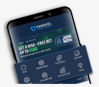 Fanduel App On Mobile Phone - Smartphone, HD Png Download, Free Download
