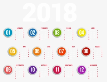 2018 Calendar Png, Transparent Png, Free Download
