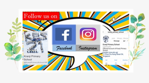 Follow Us On Facebook & Instagram , Png Download - Graphic Design, Transparent Png, Free Download