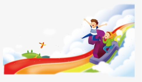 Child Clip Art Rainbow Kids Transprent Png - Kids Rainbow Clipart, Transparent Png, Free Download
