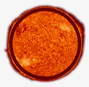 Orange,circle,solar Eclipse - Red Sun, HD Png Download, Free Download