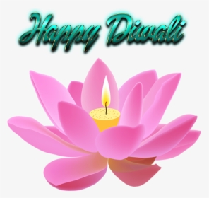 Happy Diwali Card In Watercolor Style Free Vector Source - Sacred Lotus, HD Png Download, Free Download