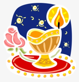 Vector Illustration Of Hindu Diwali Festival Of Lights, HD Png Download, Free Download
