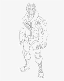 Fortnite Default Skin Coloring Pages, HD Png Download, Free Download