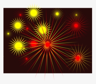 Diwali,computer Wallpaper,rectangle - Fireworks, HD Png Download, Free Download