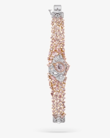 12 14 738 Fancy Cut Pink Diamond Watch - Diamond, HD Png Download, Free Download