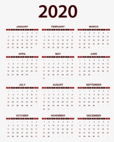 2020 Calendar Png Image, Transparent Png, Free Download