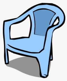 Transparent Comfy Chair Clipart - Plastic Chair Clipart, HD Png Download, Free Download