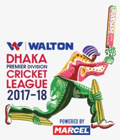 Tournament Logo Of Dhaka Premier Division Cricket League - Play Cricket For Free, HD Png Download, Free Download